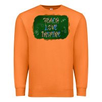 Carrot teach love inspire chalkboard Premium Sweatshirt - AdoDesignShop
