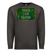 Smoke teach love inspire chalkboard Premium Sweatshirt - AdoDesignShop