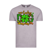 Vintage Zinc One lucky dog mom St. Patrick's Vintage Tee - OliviaCreatesArt