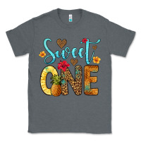Charcoal Heather sweet one pineapple Classic Tee - Artiststas