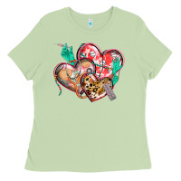 Matcha nurse hearts Ladies Tee - CowGirlArtShop