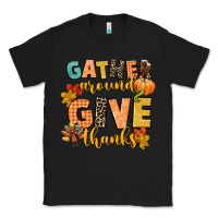 Black gather around and give thanks Classic Tee - CowGirlArtShop