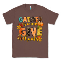 Chestnut gather around and give thanks Classic Tee - CowGirlArtShop