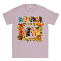 Lilac gather around and give thanks Classic Tee - CowGirlArtShop