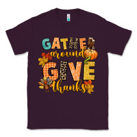 Plum gather around and give thanks Classic Tee - CowGirlArtShop