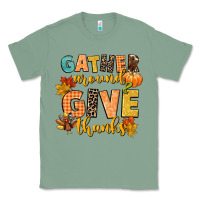 Sage gather around and give thanks Classic Tee - CowGirlArtShop