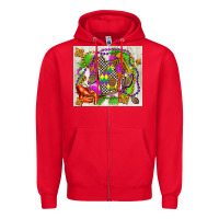 Red mississippi Zipper Hoodie - AdoDesignShop