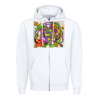 White mississippi Zipper Hoodie - AdoDesignShop