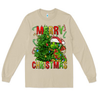 Mushroom merry christmas dragon Long Sleeve Tee - FaDigitalArtStudio