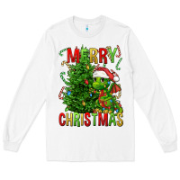 White merry christmas dragon Long Sleeve Tee - FaDigitalArtStudio