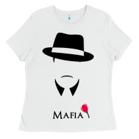 White funny italian mafia gangster Ladies Tee - DesigneFamous