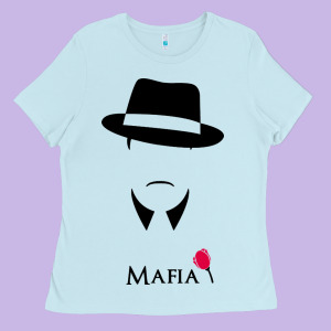 Funny Italian Mafia Gangster Ladies Tee Designed By Designefamous