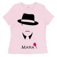 Bubblegum Pink funny italian mafia gangster Ladies Tee - DesigneFamous