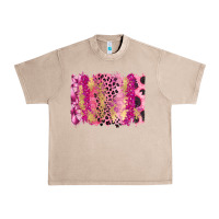 French Oak Cancer Brushstroke Urban Heavy Tee - FaDigitalArtStudio