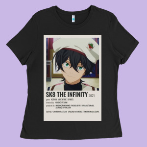 Sk8 The Infinity Alternate Movie Poster Ladies Tee Designed By Designefamous