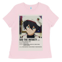 Bubblegum Pink sk8 the infinity alternate movie poster Ladies Tee - DesigneFamous