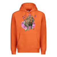 Carrot Baby Hippo With Tutu Premium Hoodie - LillyAllenDesigns
