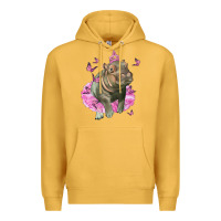 Mustard Baby Hippo With Tutu Premium Hoodie - LillyAllenDesigns