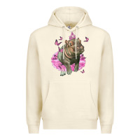 Sandshell Baby Hippo With Tutu Premium Hoodie - LillyAllenDesigns