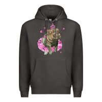 Smoke Baby Hippo With Tutu Premium Hoodie - LillyAllenDesigns
