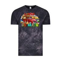 Cloud Black Cinco de mayo truck Vintage Tee - FaDigitalArtStudio