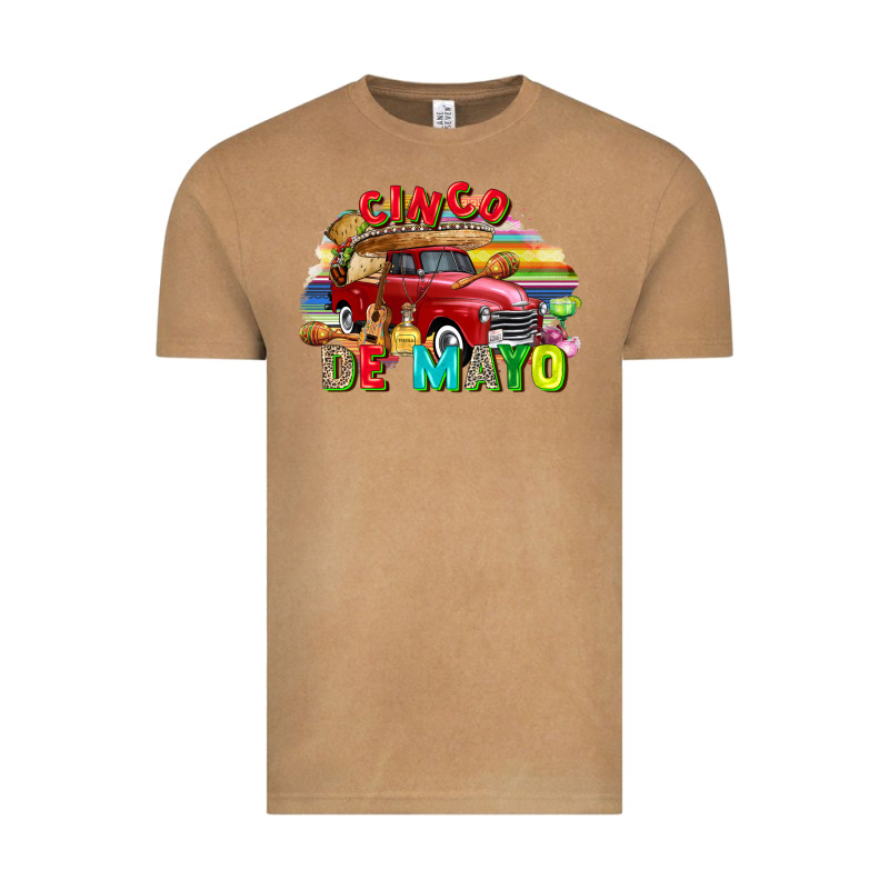 Cinco De Mayo Truck Vintage Tee by FaDigitalArtStudio | Teevron