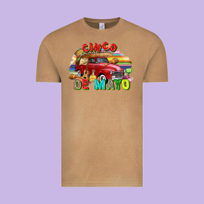 Cinco De Mayo Truck Vintage Tee Designed By Fadigitalartstudio