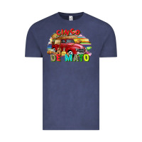 Vintage Denim Cinco de mayo truck Vintage Tee - FaDigitalArtStudio