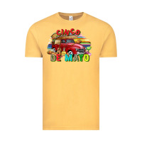 Vintage Mustard Cinco de mayo truck Vintage Tee - FaDigitalArtStudio