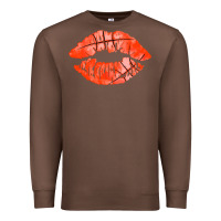 Chestnut basketball lips Premium Sweatshirt - AdoDesignShop