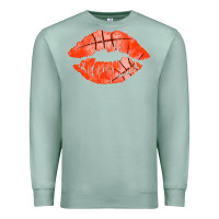 Seafoam basketball lips Premium Sweatshirt - AdoDesignShop