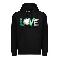 Black for the love of the game golf Premium Hoodie - Jasminsmagicworld