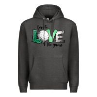 Charcoal Heather for the love of the game golf Premium Hoodie - Jasminsmagicworld