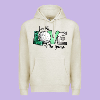 For The Love Of The Game Golf Premium Hoodie Designed By Jasminsmagicworld
