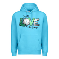 Ocean Blue for the love of the game golf Premium Hoodie - Jasminsmagicworld