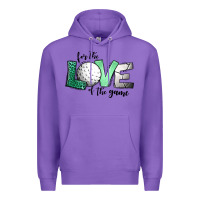 Purple for the love of the game golf Premium Hoodie - Jasminsmagicworld
