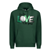 Sports Green for the love of the game golf Premium Hoodie - Jasminsmagicworld