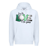 White for the love of the game golf Premium Hoodie - Jasminsmagicworld