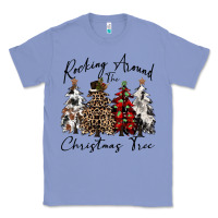 Colony Blue rocking around the christmas tree Classic Tee - CowGirlArtShop