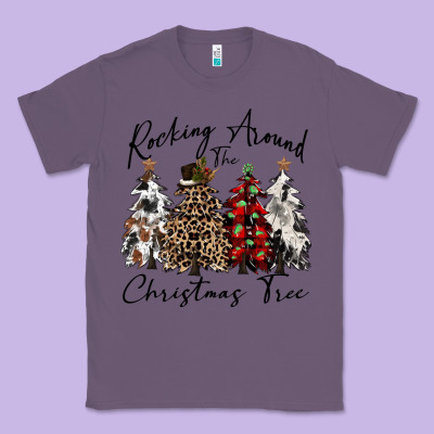 Rocking Around The Christmas Tree Classic Tee Designed By Cowgirlartshop