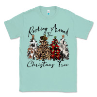 Seafoam rocking around the christmas tree Classic Tee - CowGirlArtShop