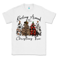 White rocking around the christmas tree Classic Tee - CowGirlArtShop