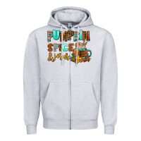 Pumpkin Spice And Jesus Zipper Hoodie | Teevron