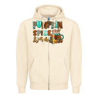Sandshell pumpkin spice and jesus Zipper Hoodie - AdoDesignShop
