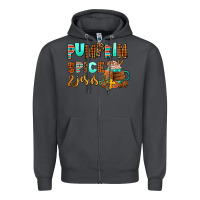 Smoke pumpkin spice and jesus Zipper Hoodie - AdoDesignShop