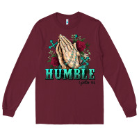 Burgundy Western Humble 1 Pete 5 6 Long Sleeve Tee - BundleAndBundleShop