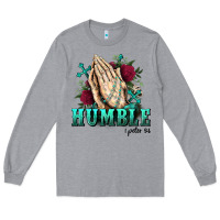 Heather Grey Western Humble 1 Pete 5 6 Long Sleeve Tee - BundleAndBundleShop