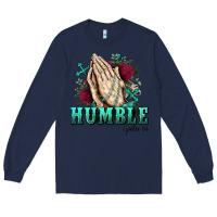Navy Western Humble 1 Pete 5 6 Long Sleeve Tee - BundleAndBundleShop