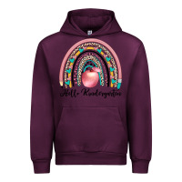 Mauve Wine hello kindergarten Urban Hoodie - JahusDesignShop