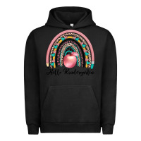 Pigment Black hello kindergarten Urban Hoodie - JahusDesignShop